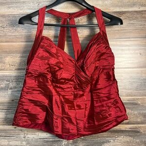 David's Bridal Ruched Dress Sleeveless Blouse Size 26 NWT